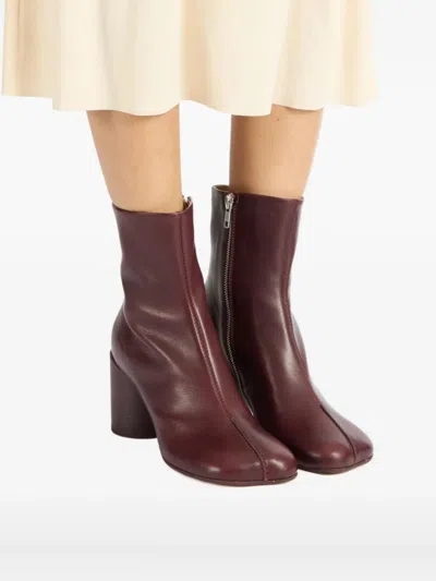 Mm6 Maison Margiela 70mm Anatomic Stitch Ankle Boots