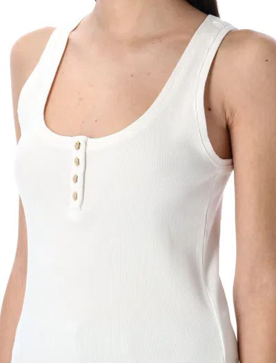 Anine Bing Ribbed Top Alessia In White