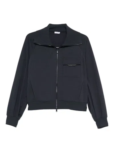 Brunello Cucinelli Cotton Zip Sweatshirt Chest Pocket