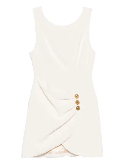 Elisabetta Franchi Draped Front Mini Dress
