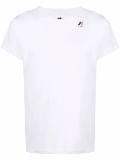 K-way Le Vrai Eduard T-shirt In White