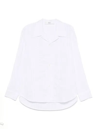 Séfr Jagou Blue Shirt In Cotton Blend