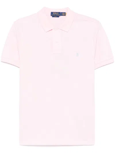 Polo Ralph Lauren Signature Short-sleeve Top In Peach Pink In Pink