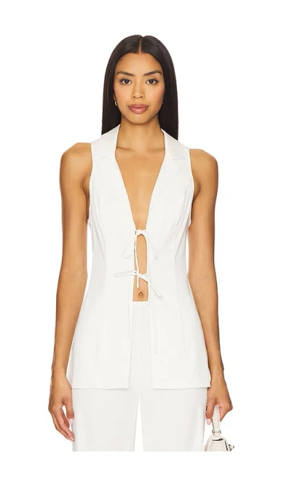 House Of Harlow 1960 X Revolve Arlo Vest Top In White