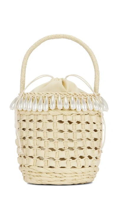 Lele Sadoughi Pearl Basket Tote Bag