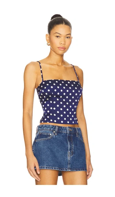 More To Come Annie Cami Top In Blue