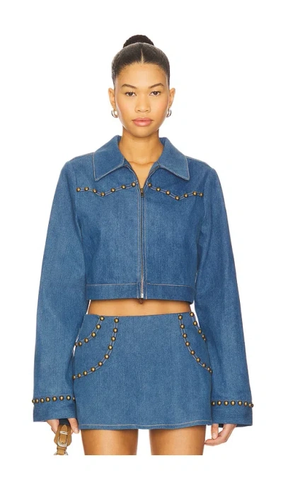 Lovers & Friends Palmer Jacket In Blue