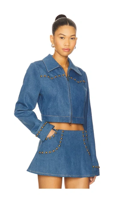 Lovers & Friends Palmer Jacket In Blue