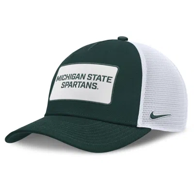 Nike Michigan State On-field Rise  Men's College Trucker Adjustable Hat In Green