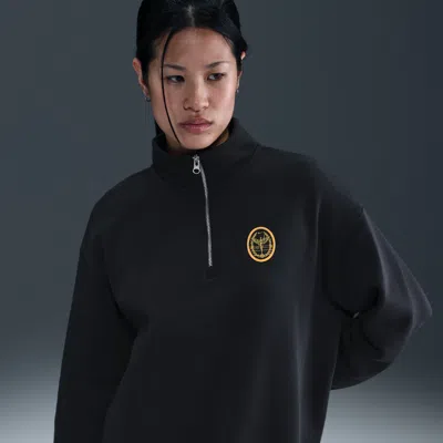 Nike Women's  Sportswear Phoenix Fleece Oversized 1/4-zip Long Sweatshirt