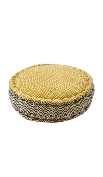 Verve Culture Meditation Cushion Round In Multi
