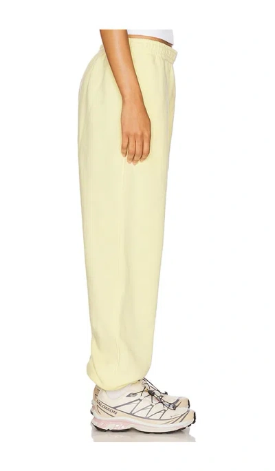 7 Days Active Organic Fitted Sweatpant In Yellow