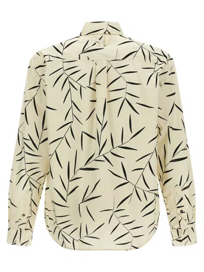 Jacquemus 'simon Leaf Print Shirt' In Neutral