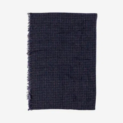 Faliero Sarti Marella Wool Blend Scarf In Blue