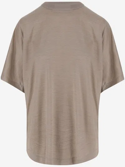 Carven Short-sleeve T-shirt In Brown