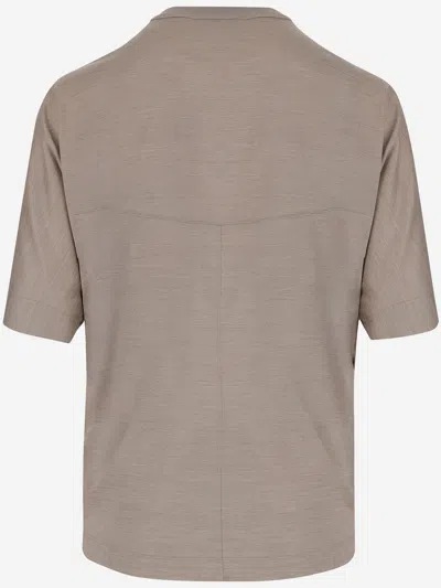 Carven Short-sleeve T-shirt In Brown