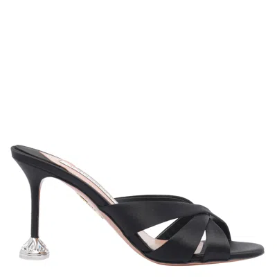 Aquazzura Kiss Me Quick Crystal Pump Sandals