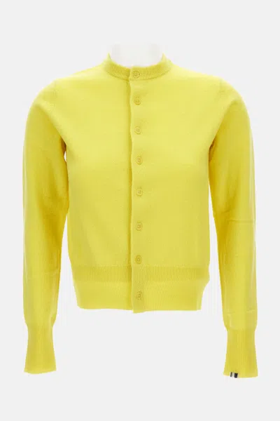 Extreme Cashmere N.300 Little 2 Cardigan In Yellow