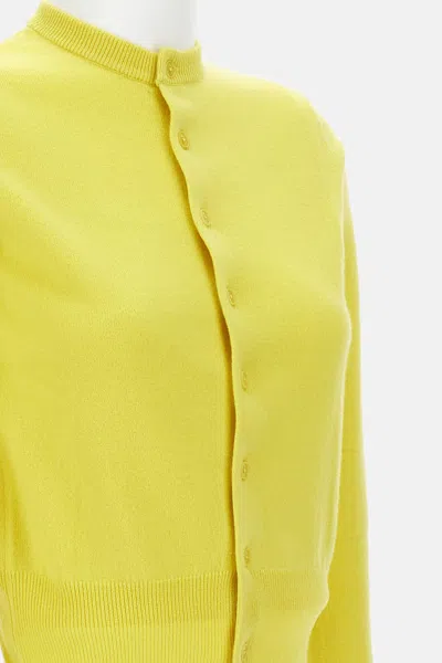 Extreme Cashmere N.300 Little 2 Cardigan In Yellow