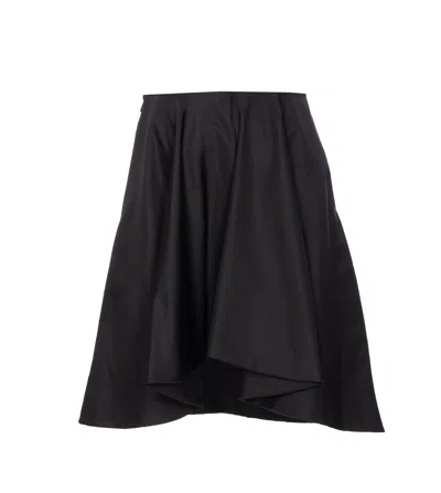 Alexander Mcqueen Midi Ruched Skirt
