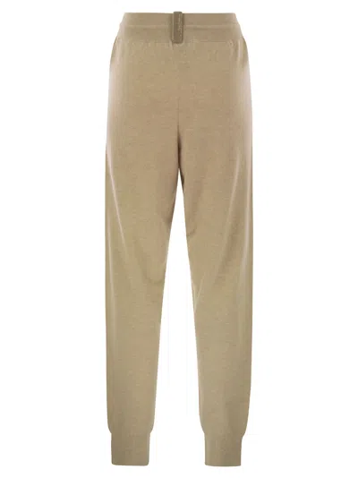 Fabiana Filippi Platinum Jogging Trousers In Neutral