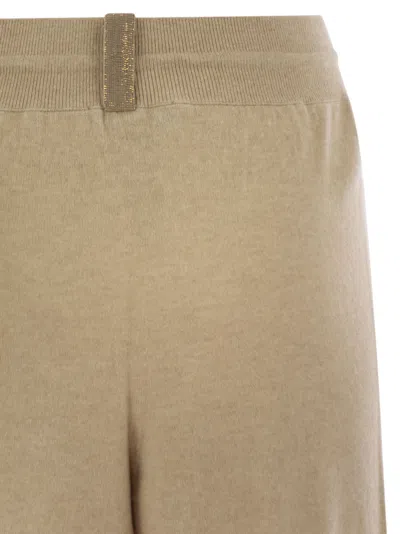 Fabiana Filippi Platinum Jogging Trousers In Neutral