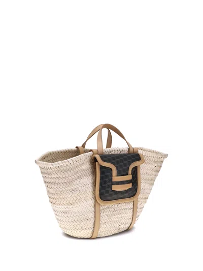 Pierre Hardy Alpha Shoulder Bag In Neutral