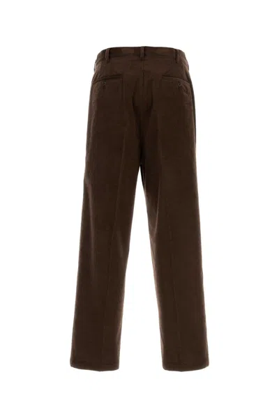 Prada Brown Corduroy Chino Pant In Brown