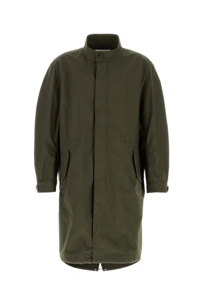 Givenchy Stamp Cotton-blend Raincoat In Brown