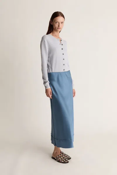 Lee Mathews Stella Silk Satin Skirt