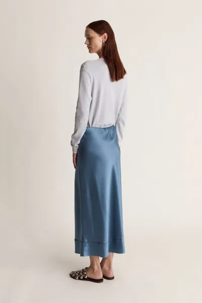 Lee Mathews Stella Silk Satin Skirt