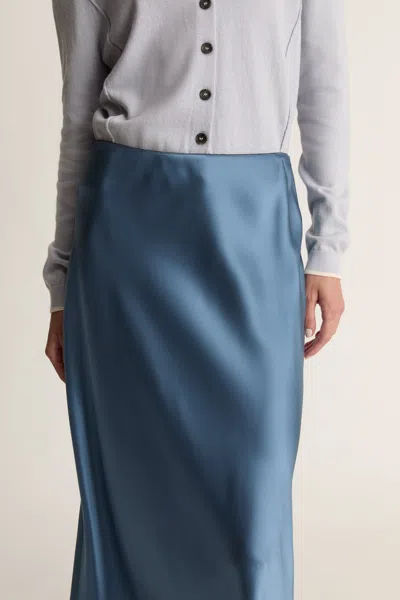 Lee Mathews Stella Silk Satin Skirt