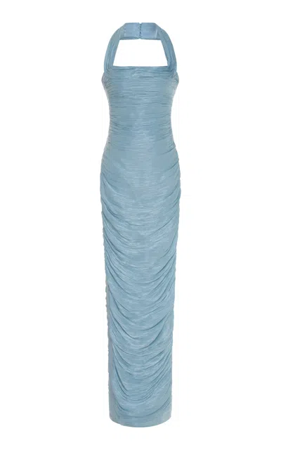 Marmar Halim Halter Draped Gown