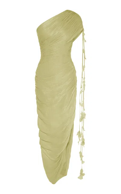 Marmar Halim Asymmetric Neckline Dress