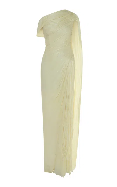 Marmar Halim Asymmetric Sash-detailed Gown