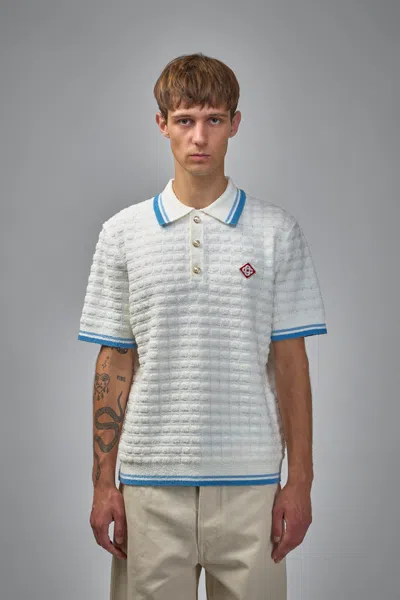 Casablanca Boucle Polo In White