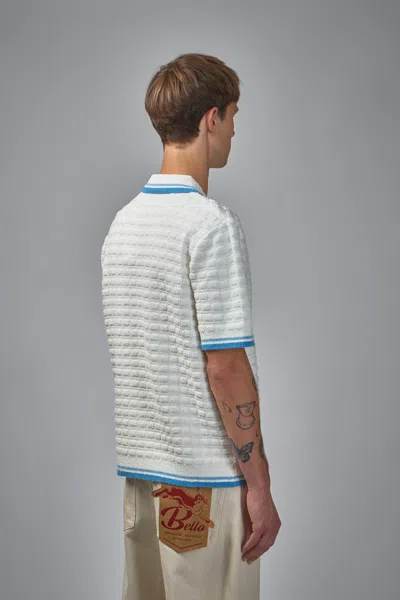 Casablanca Boucle Polo In White