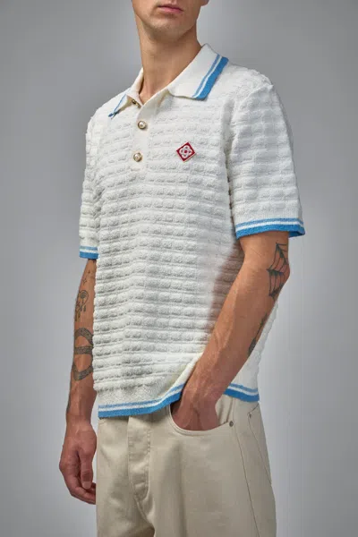 Casablanca Boucle Polo In White