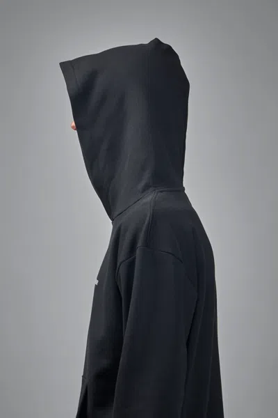 Flâneur Logo Hoodie In Black