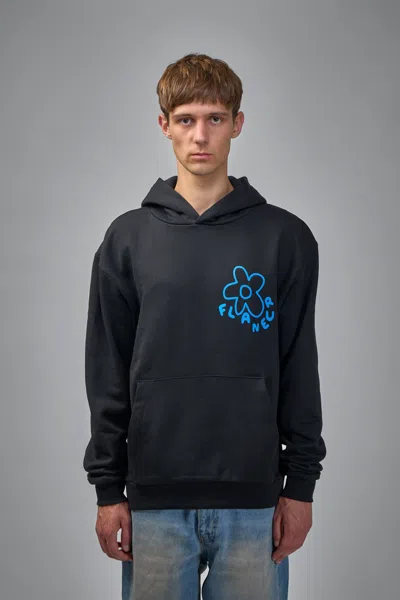 Flâneur Blossom Hoodie In Black