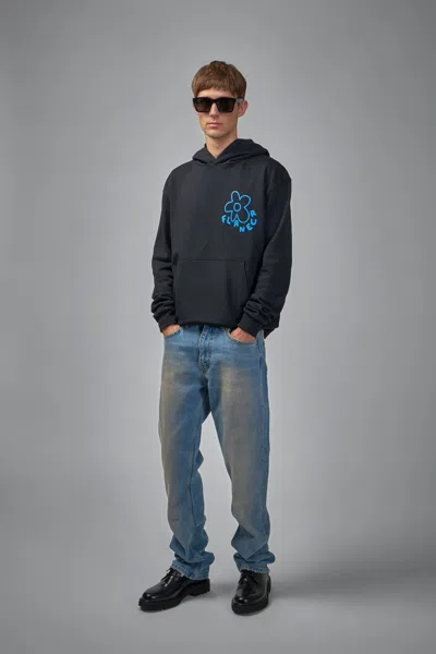 Flâneur Blossom Hoodie In Black