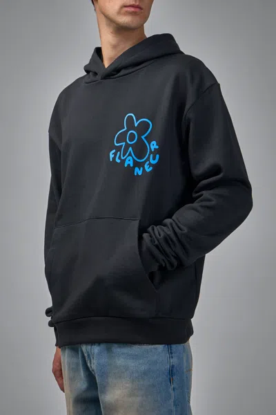 Flâneur Blossom Hoodie In Black