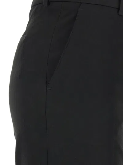 Pt Torino Stretch Fluid Tricotine Flare Pants In Black
