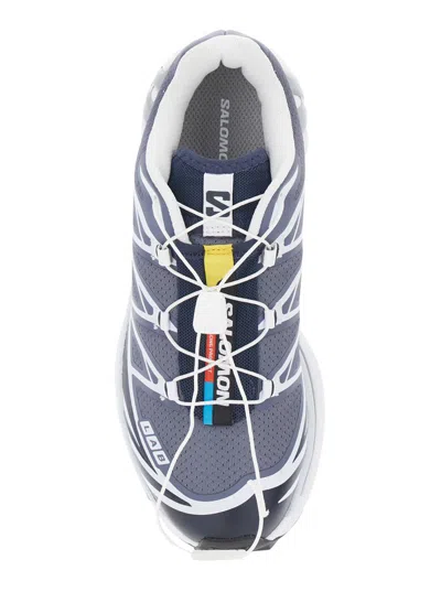 Salomon Low Top Sneakers With Mesh Upper And Rubber Outsole In Blue