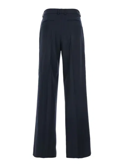 Pt Torino Wool Stretch Pant Isabel In Blue