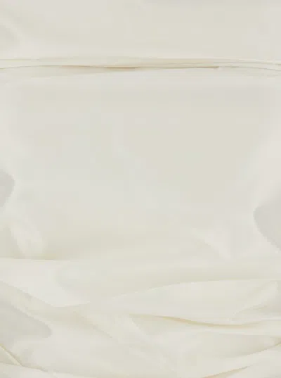 Rotate Birger Christensen Off Shoulder Mini Dress In White