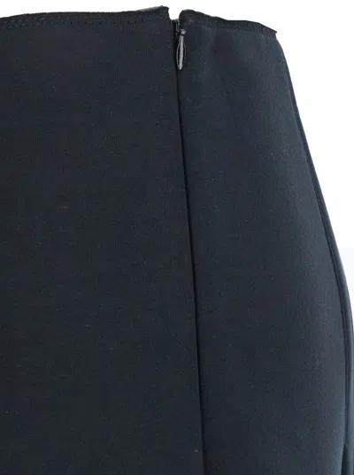 Marni High-waisted A-line Skirt Panel Detailing In Green