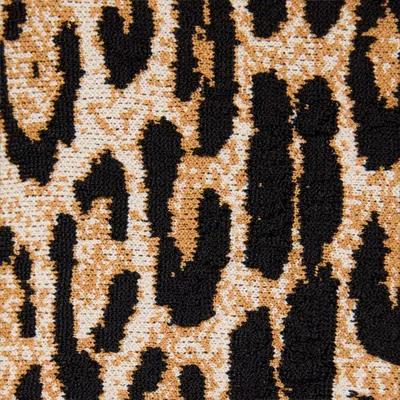 Roberto Cavalli Miniskirt With Jaguar Skin Print