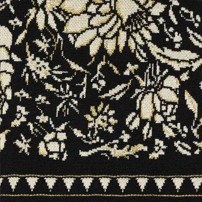 Roberto Cavalli Floral-pattern Wool Sweater