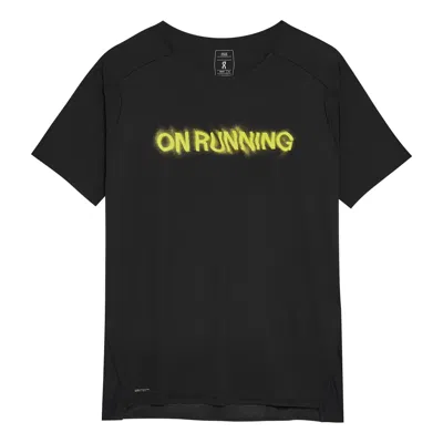On Running Performance T-shirt 'lumos Black' In Black